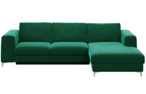 Devichy Sametová rozkládací pohovka Rothe 277 cm