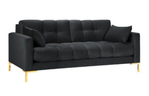 Micadoni Sametová pohovka Mamaia 152 cm