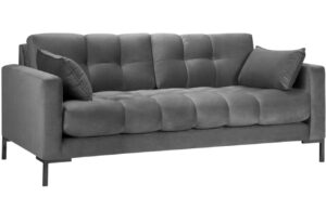 Micadoni Sametová pohovka Mamaia 152 cm