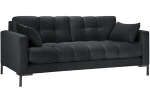 Micadoni Sametová pohovka Mamaia 152 cm