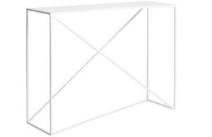 Nordic Design Bílý kovový toaletní stolek Mountain 100 x 30 cm