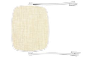 Nardi Béžovo-bílá látková sluneční clona na lehátko Omega