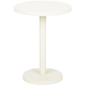 noo.ma Béžový kovový odkládací stolek Odo 44 cm