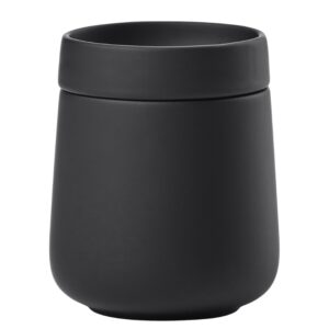 Zone Denmark Černý kameninový koupelnový organizér Nova One