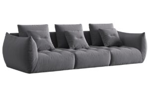 Micadoni Sametová pohovka Bloom 332 cm