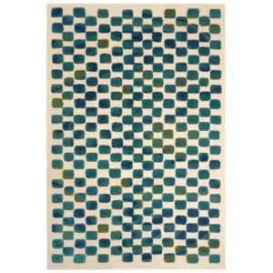 Fargotex Zeleno-béžový koberec Calma 160 x 230 cm