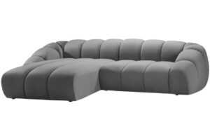 Micadoni Sametová rohová pohovka Diana 334 cm