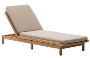 Zahradní lehátko z umělého ratanu Kave Home Galea