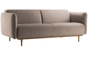 Micadoni Sametová pohovka Noomi 162 cm