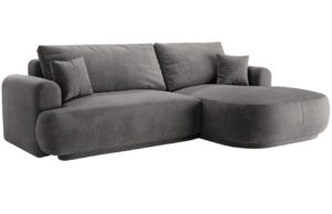 Micadoni Sametová rozkládací pohovka Ella 271 cm