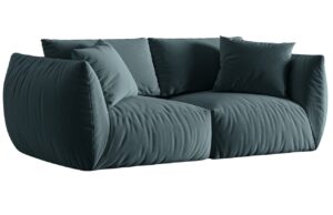 Micadoni Sametová pohovka Chris 220 cm