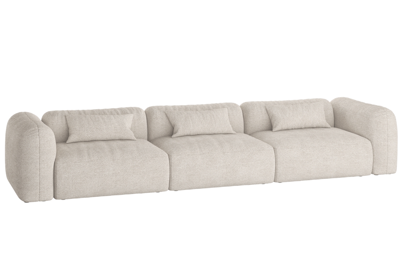 noo.ma Bouclé pohovka Yaro 362 cm