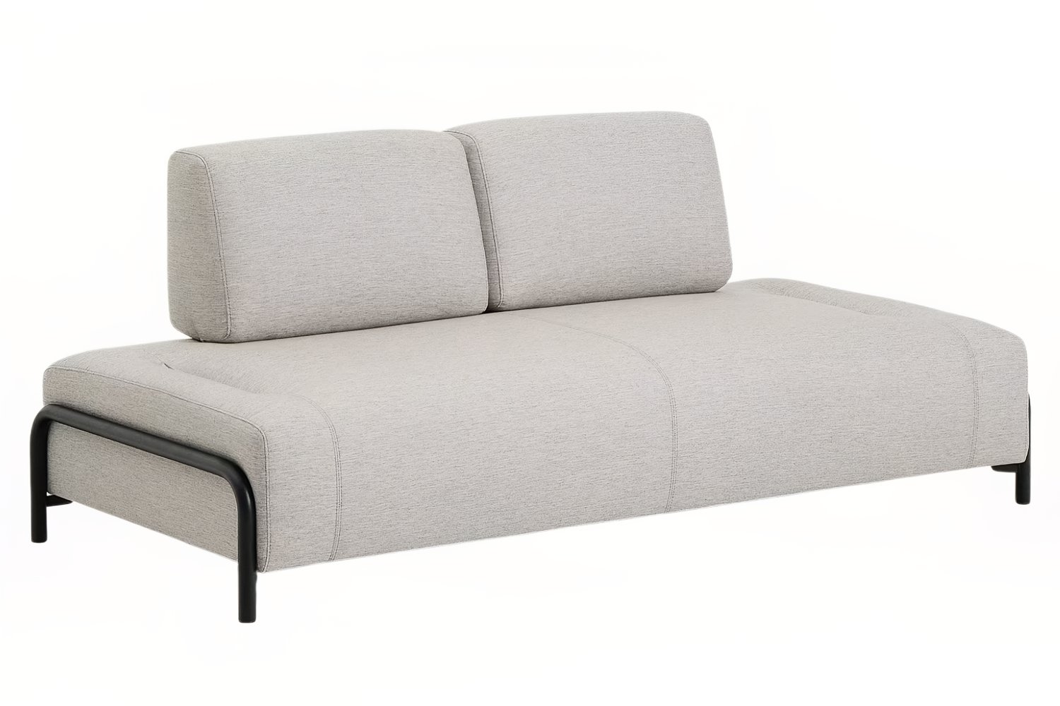 Kave Home Béžovošedá dvoumístná pohovka Compo 200 cm