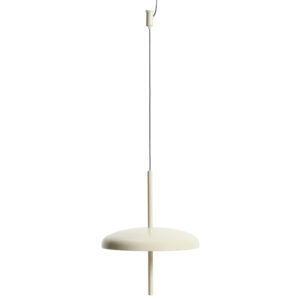 Kave Home Šedé kovové nabíjecí závěsné LED světlo Porte Ø 16 cm
