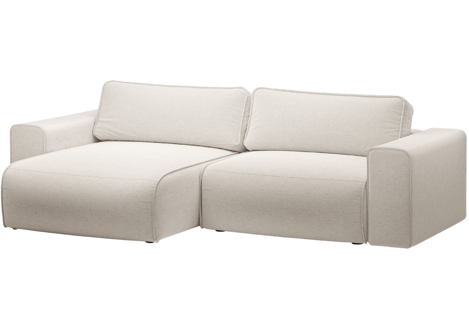 Micadoni Béžová rozkládací pohovka Victor 246 cm