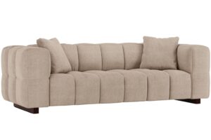 Micadoni Béžová rozkládací pohovka Puma 260 cm