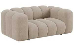 Micadoni Béžová dvoumístná pohovka Lupine 170 cm