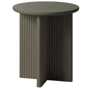 Unique Furniture Zeleno-šedý odkládací stolek Palma 50 cm