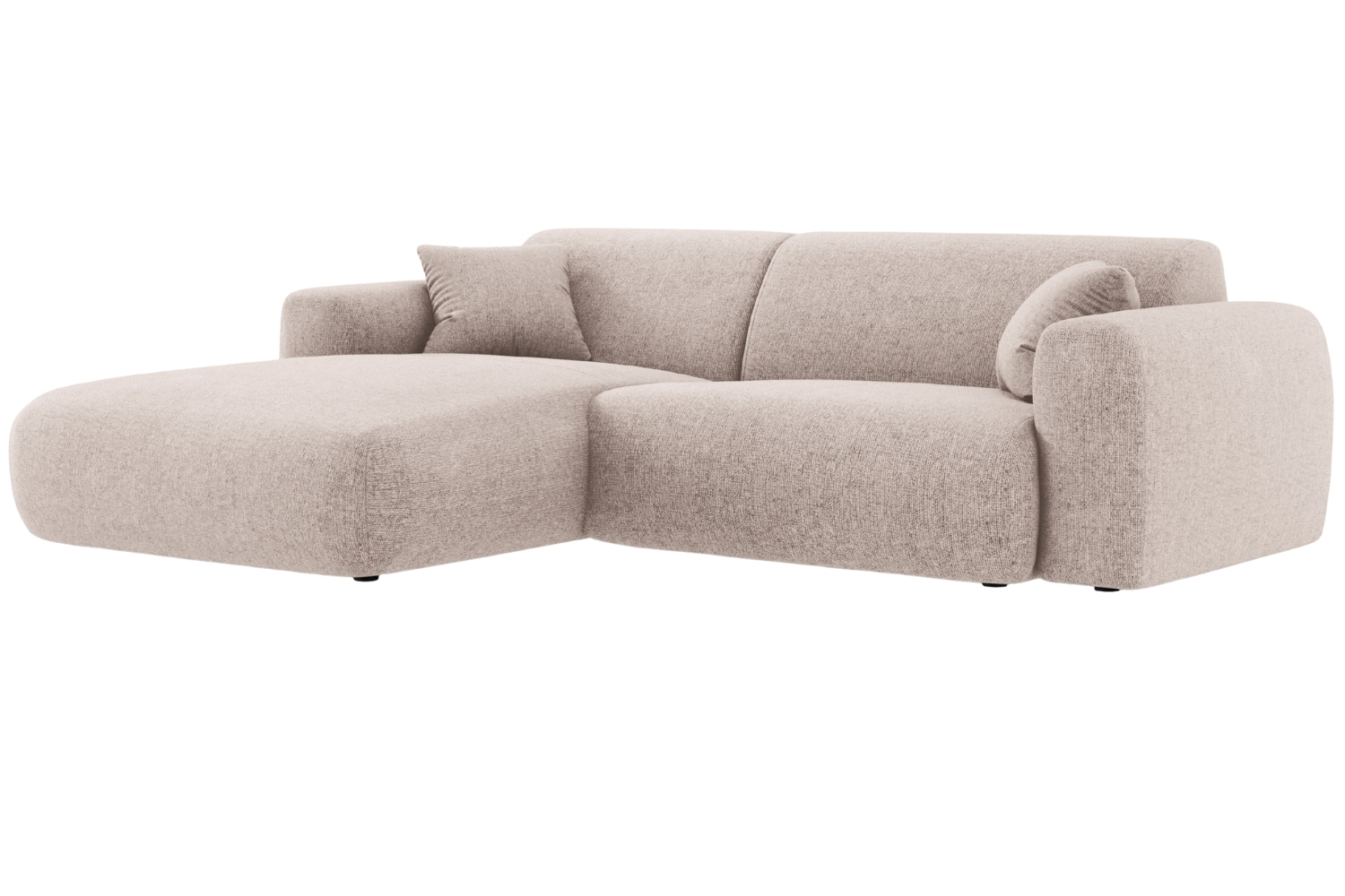 Cosmopolitan Design Béžová rohová pohovka Nolio 235 cm