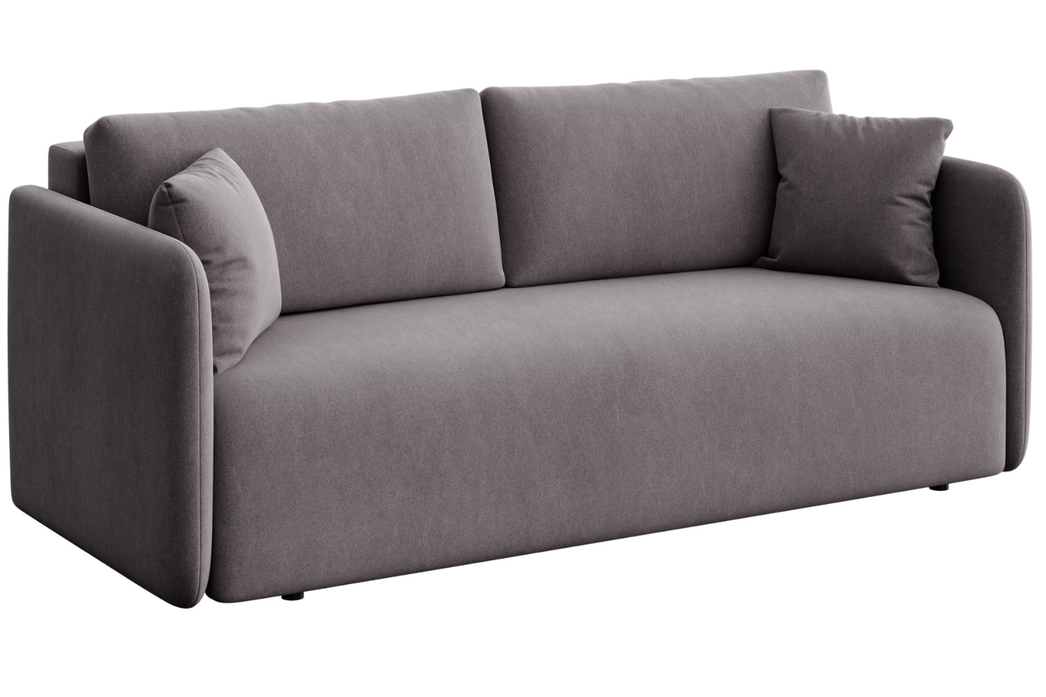 Rodier Šedá rozkládací pohovka Chaum 220 cm