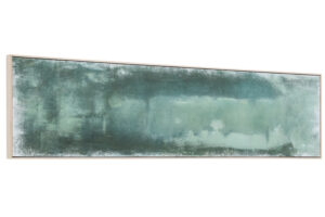 Kave Home Zelený abstraktní obraz Selnar 47 x 182 cm