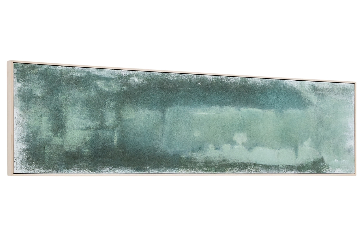 Kave Home Zelený abstraktní obraz Selnar 47 x 182 cm