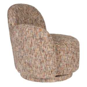 Dutchbone Béžové otočné křeslo ROSE