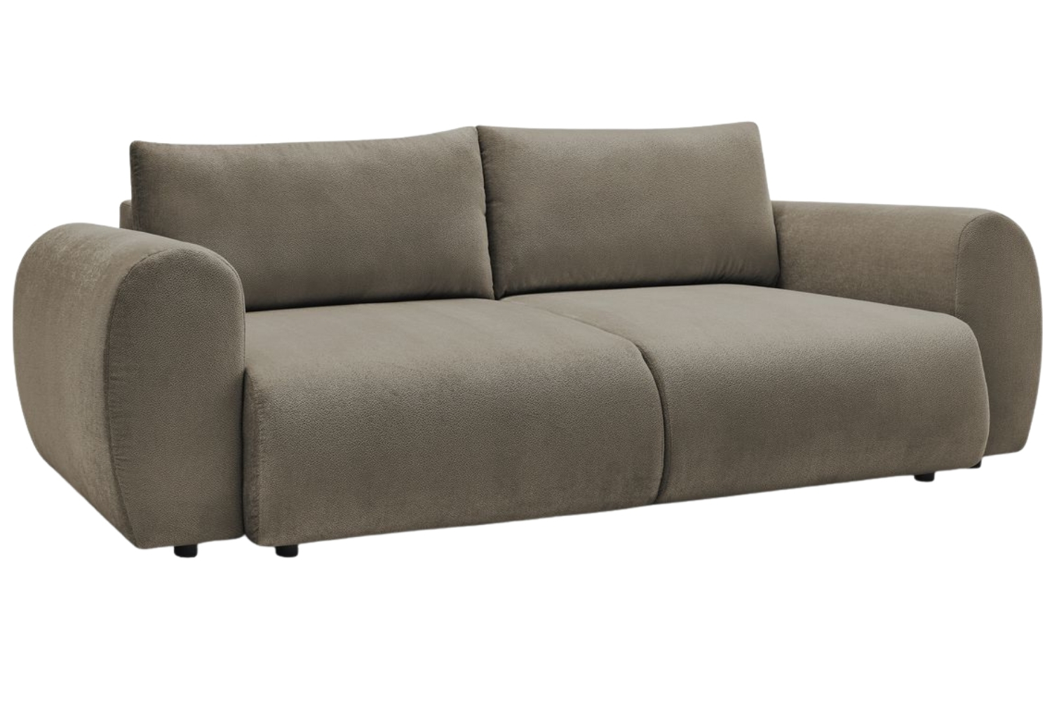 Bobochic Paris Hnědá rozkládací pohovka Lucien 257 cm