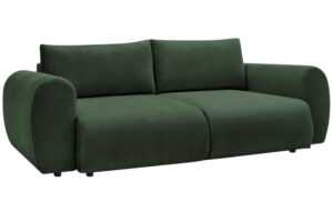 Bobochic Paris Zelená rozkládací pohovka Lucien 257 cm