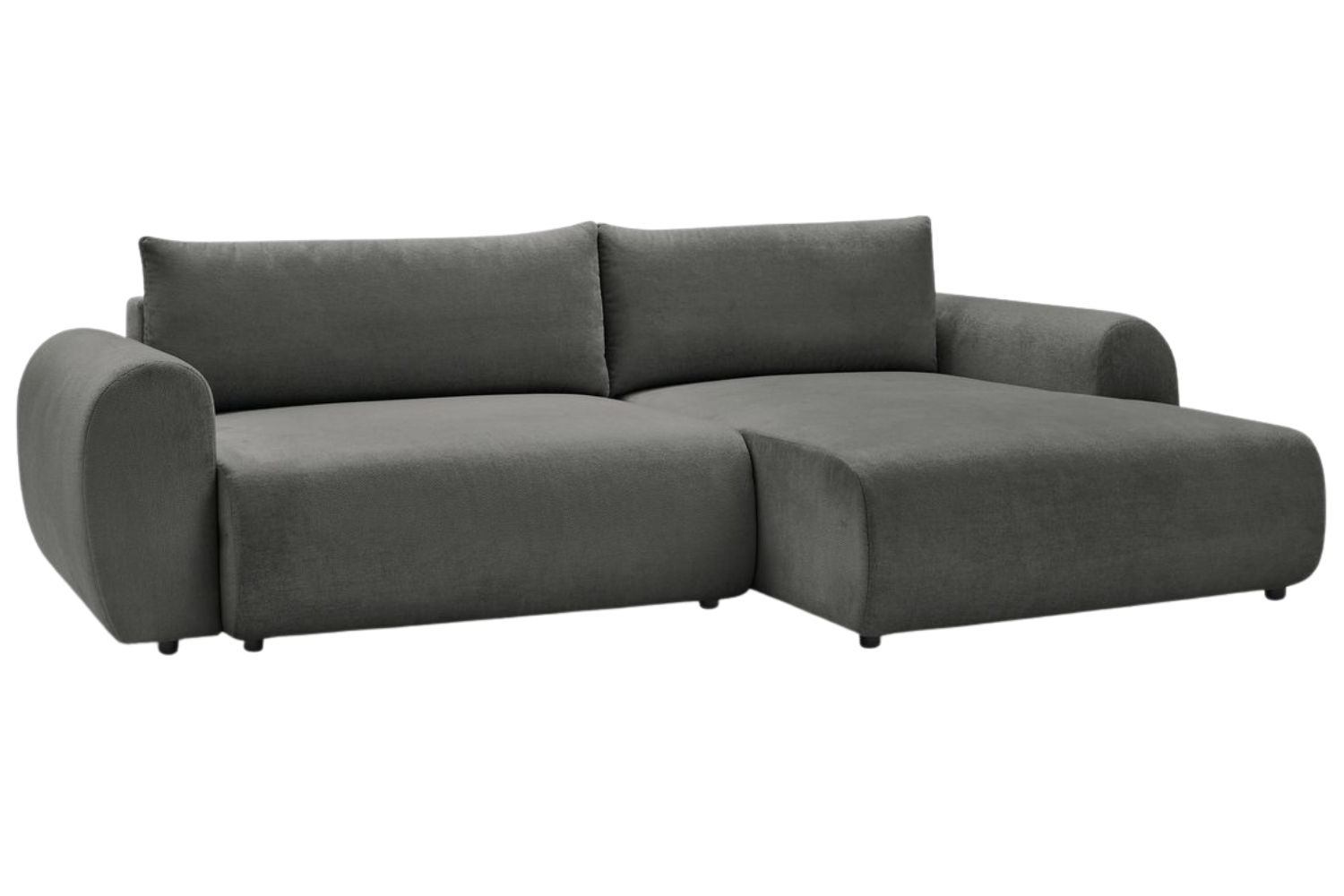 Bobochic Paris Šedá rozkládací pohovka Lucien 314 cm