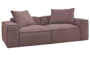 Bobochic Paris Růžová trojmístná pohovka Boheme 260 cm