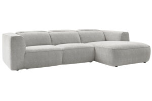 Bobochic Paris Bílá rohová pohovka William 298 cm