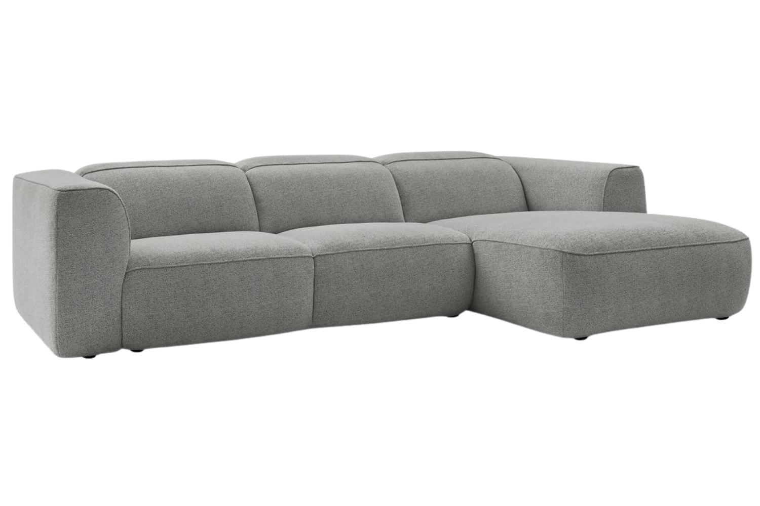 Bobochic Paris Světle šedá rohová pohovka William 298 cm