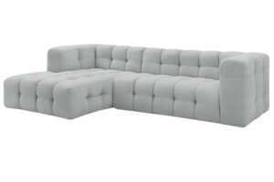 Bobochic Paris Světle šedá rohová pohovka Cloud 288 cm