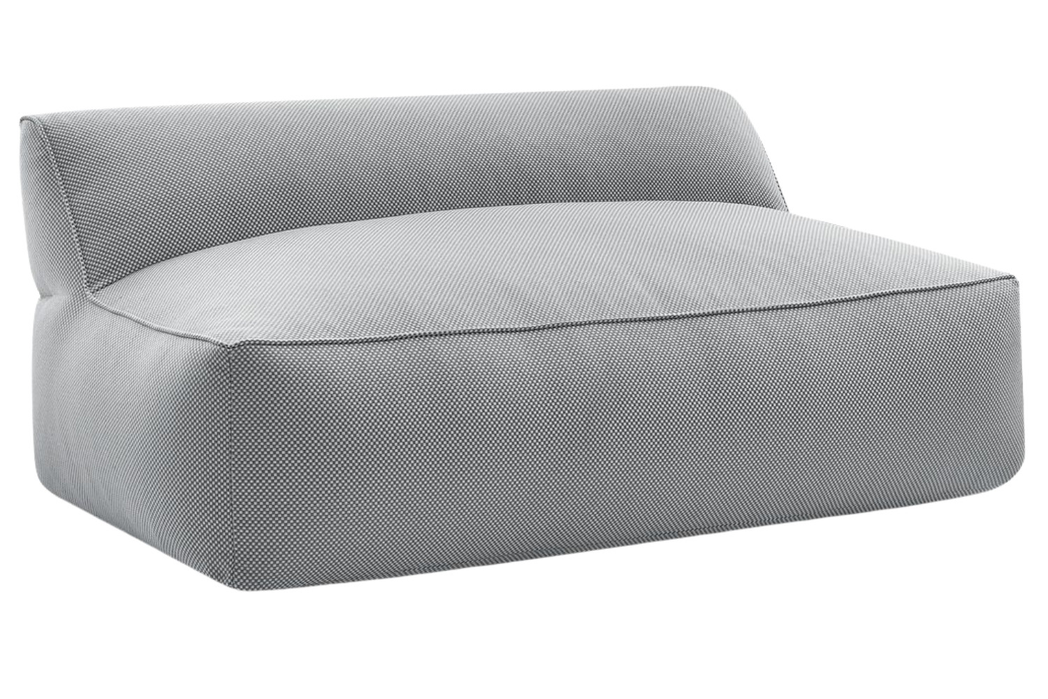 Bobochic Paris Světle šedá zahradní pohovka Riviera 160 cm