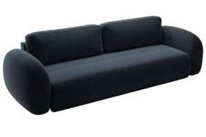 Maison Heritage Tmavě modrá rozkládací pohovka Kora 262 cm