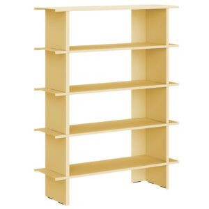 noo.ma Žlutá kovová knihovna Hes 156 x 120 cm