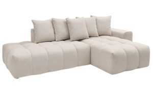 Bobochic Paris Béžová rohová pohovka Mont-Blanc 313 cm