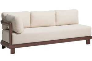 Kave Home Hnědo-béžový zahradní modul Nerano 208 cm