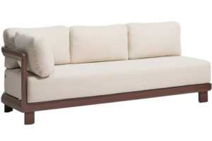 Kave Home Hnědo-béžový zahradní modul Nerano 208 cm