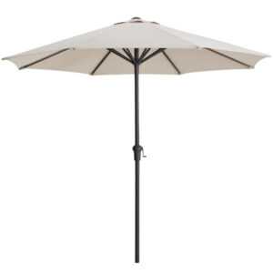 Kave Home Béžovo-šedý slunečník Milna ø 300 cm