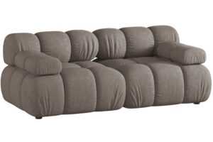 Micadoni Hnědá dvoumístná pohovka Bellis II. 188 cm