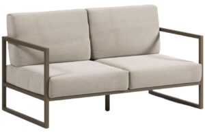 Kave Home Béžovo-hnědá zahradní pohovka Comova 152 cm