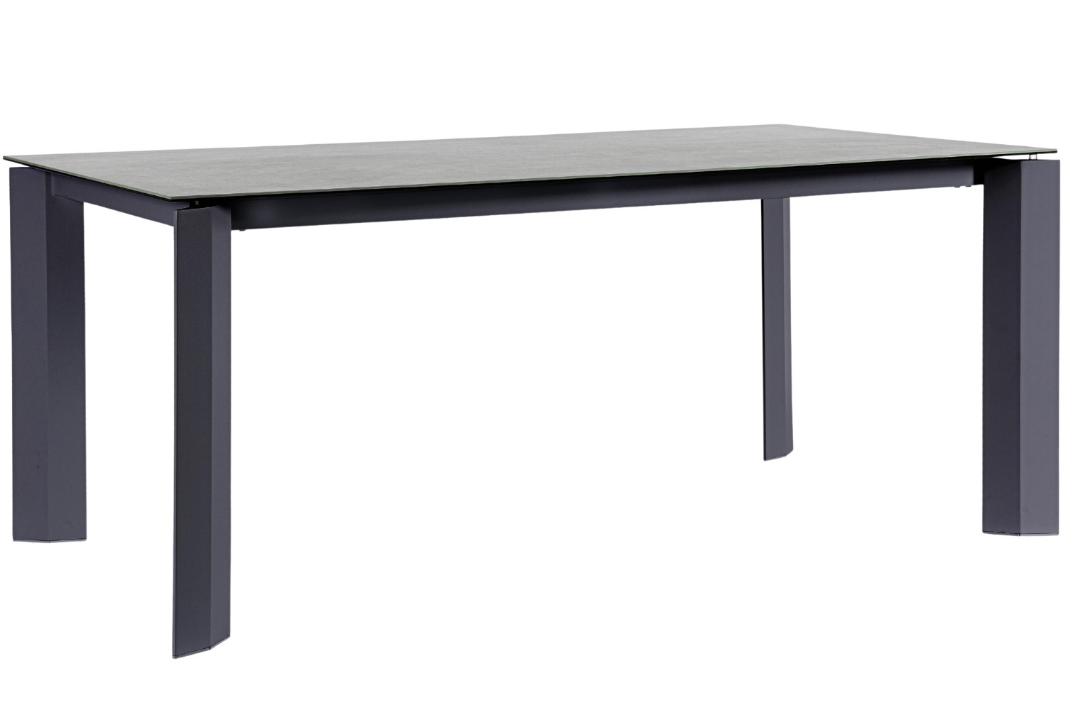 Bizzotto Antracitově šedý keramický zahradní stůl Otavio 180 x 95 cm