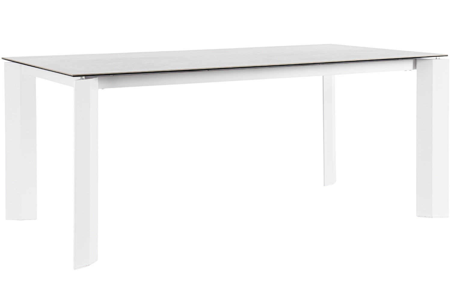 Bizzotto Bílý keramický zahradní stůl Otavio 180 x 95 cm