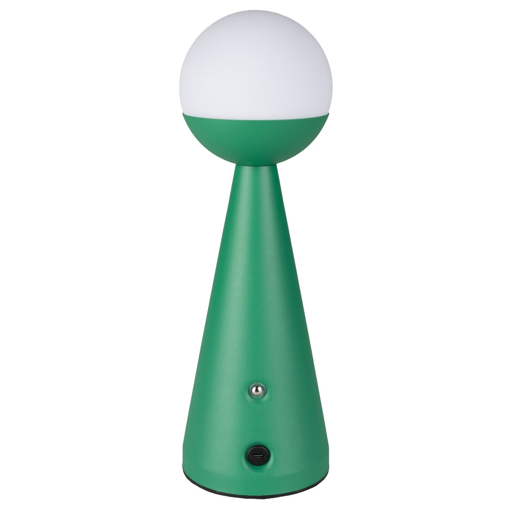Zuiver Zelená kovová dobíjecí stolní LED lampa BELLO