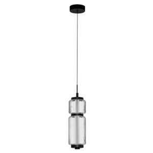 Nova Luce Skleněné závěsné LED světlo Liessa 12 cm