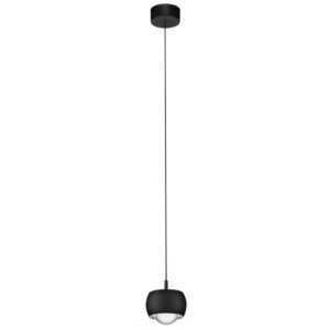 Nova Luce Černé závěsné LED světlo Conga 10 cm