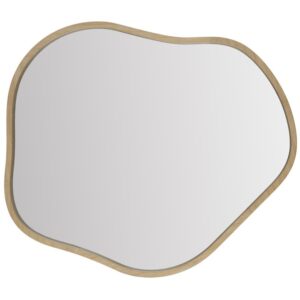 Housecraft Living Bambusové závěsné zrcadlo Zem 60 x 55 cm