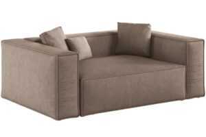Cosmopolitan Design Hnědá dvoumístná pohovka Aveiro 180 cm